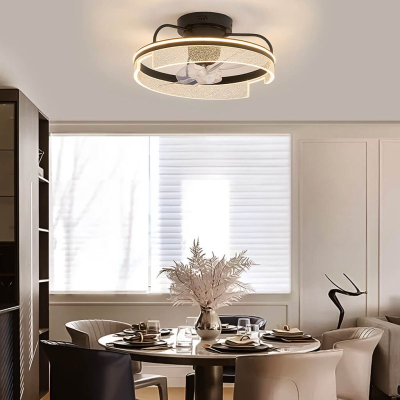 360° LED Ceiling Fan with Lights and Remote Control - Image 2