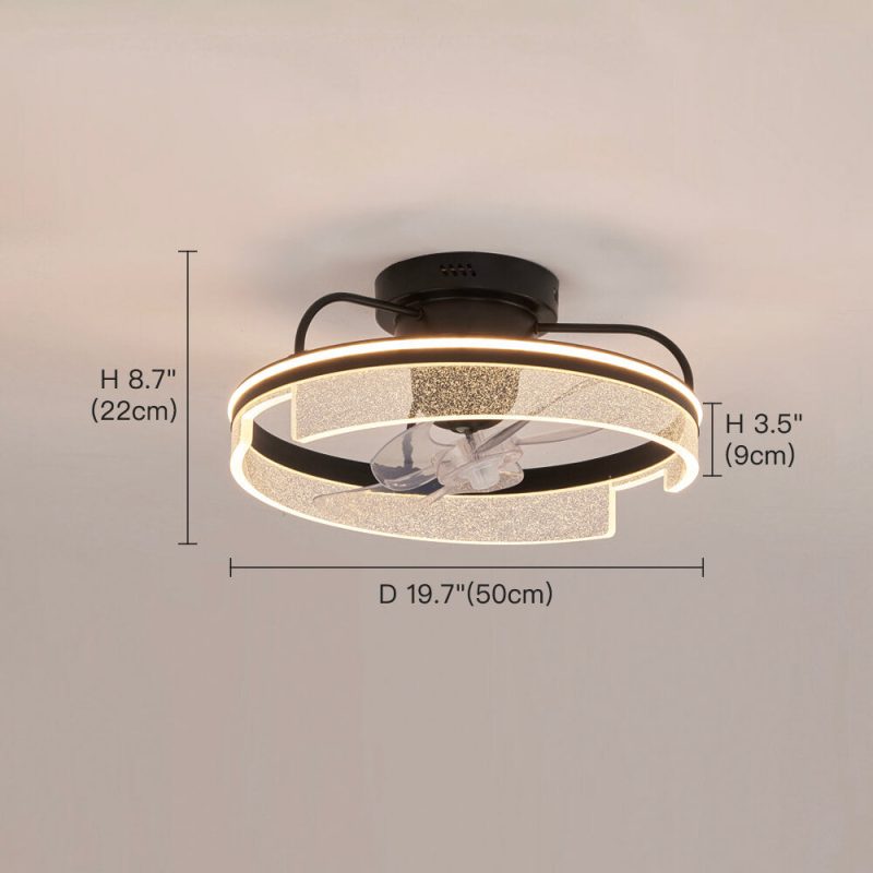 360° LED Ceiling Fan with Lights and Remote Control - Image 6