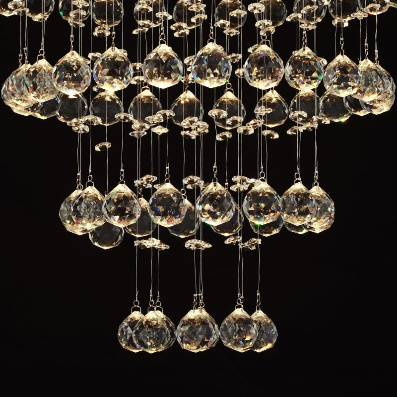 Multi Layer Round Crystal Chandelier Ceiling Lights - Image 8