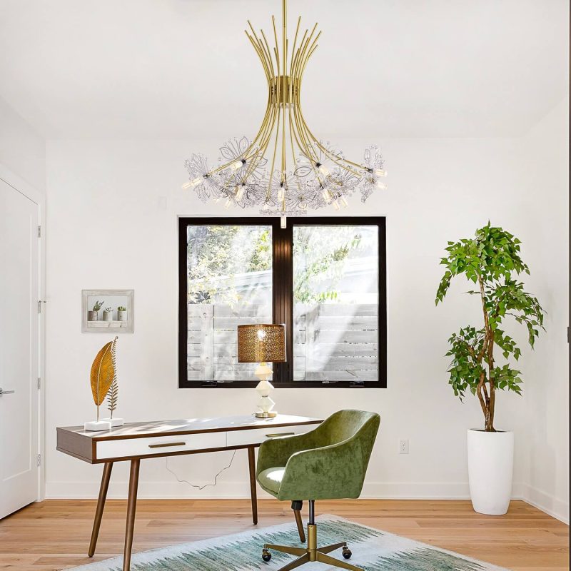 Modern Gypsophila Bouquet Crystal Chandelier - Image 2