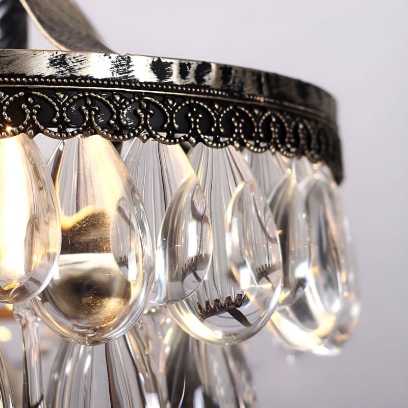 Modern Vintage Grape Crystal Chandelier - Image 8