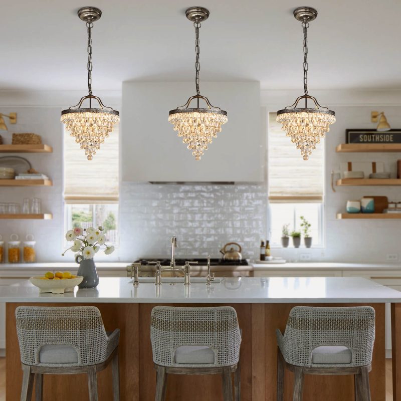 Modern Vintage Grape Crystal Chandelier - Image 2