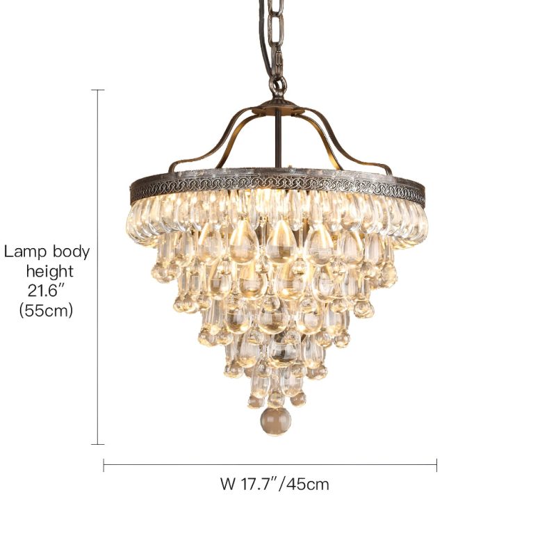 Modern Vintage Grape Crystal Chandelier - Image 6
