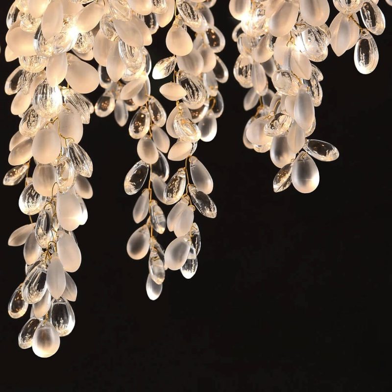 Elegant Luxury French Creative Branch Design with Tassel Crystals Chandelier - Image 9