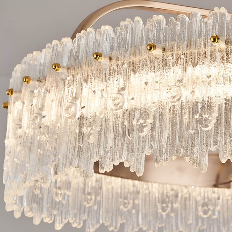 Gold Crystal Oscillating Ceiling Fan Light - Image 6