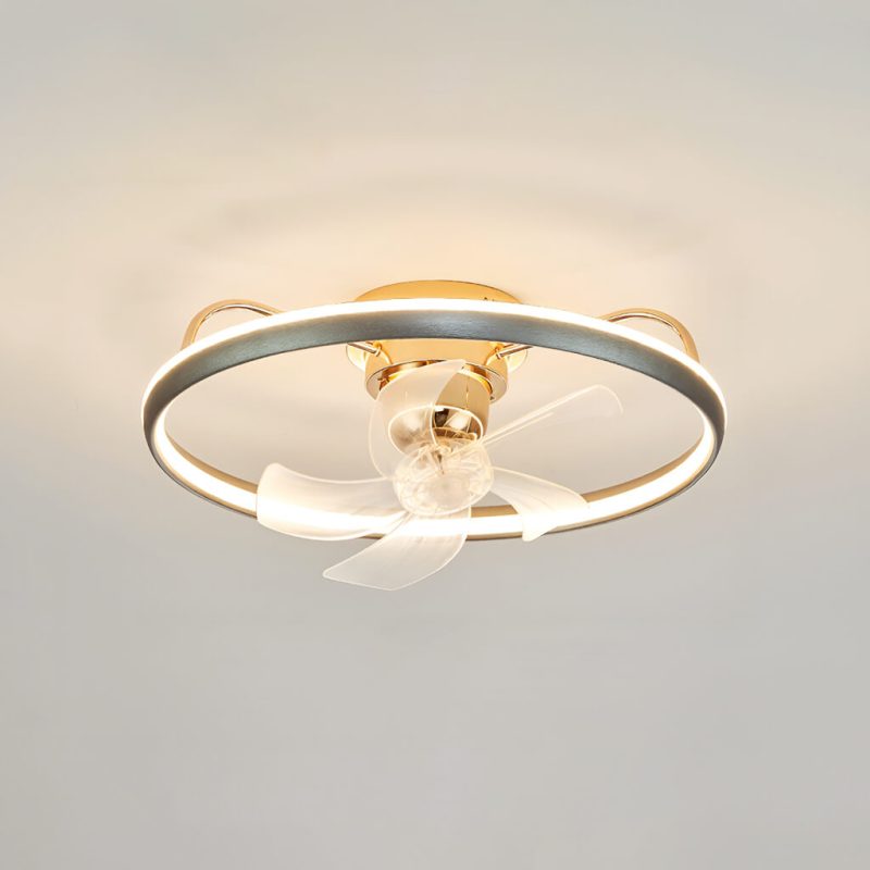 Modern Circular Ceiling Fan Light With Remote Control - Image 4