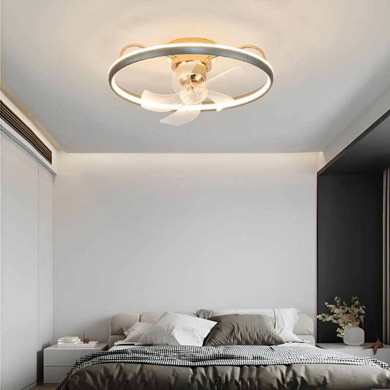 Modern Circular Ceiling Fan Light With Remote Control - Image 6