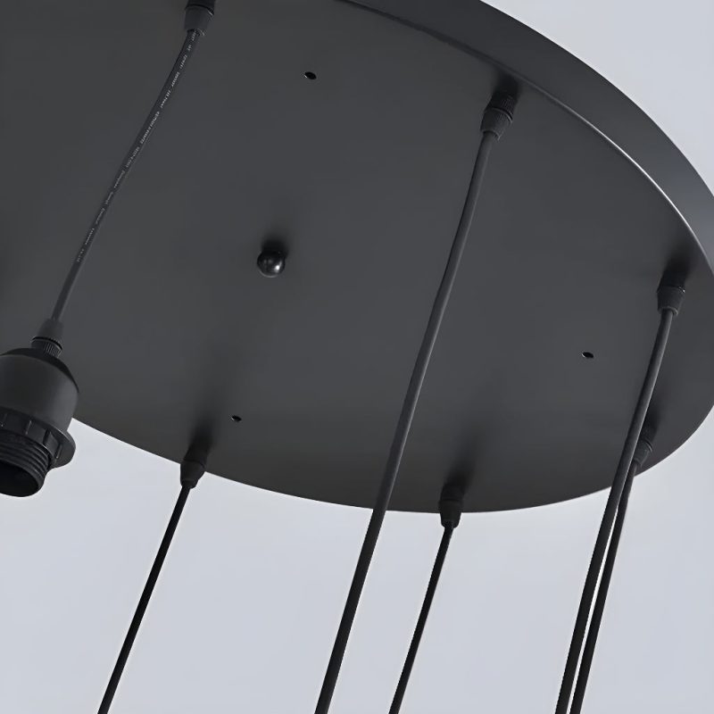 Modern Spiral Staircase Lamp with Multiple Lights - Image 5