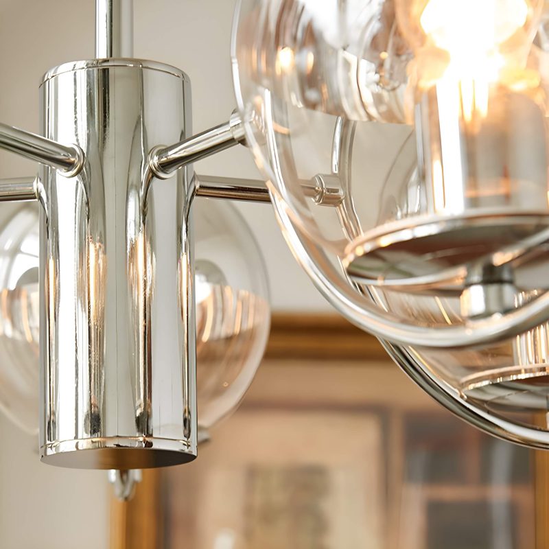 Modern Light 5 Light Lighting with Globe Glass - Image 5
