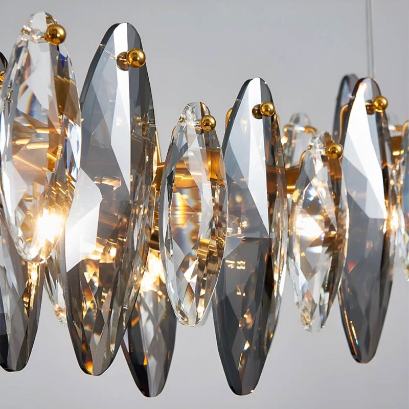 Modern Unique Wave Crystal Chandelier - Image 4