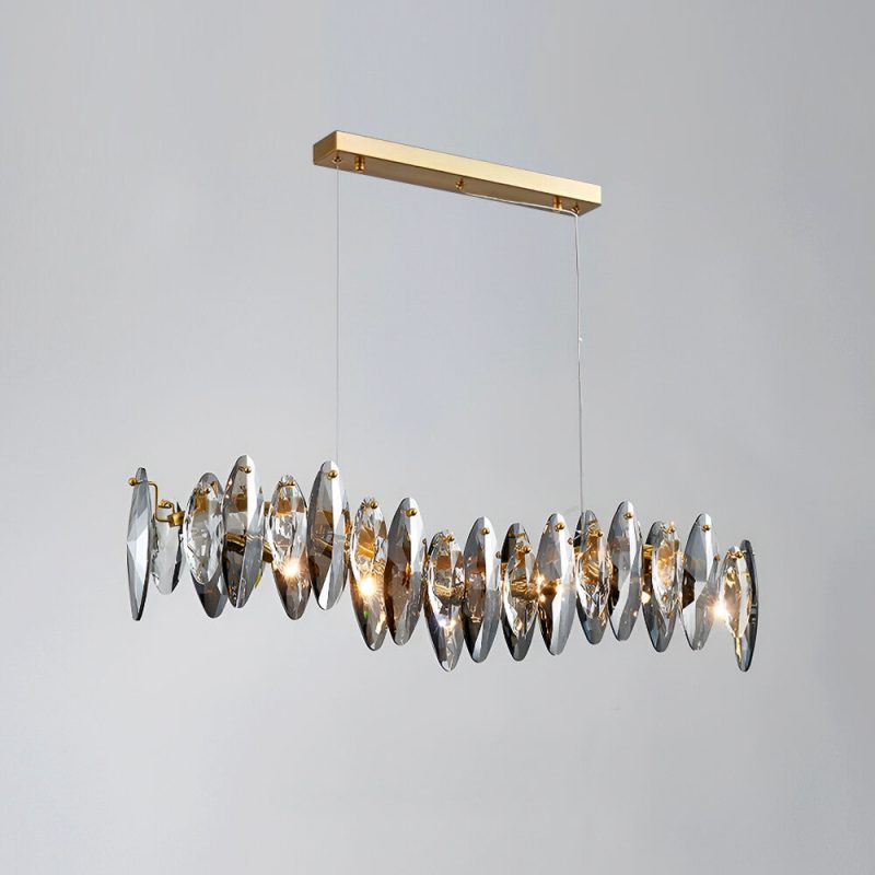 Modern Unique Wave Crystal Chandelier - Image 6