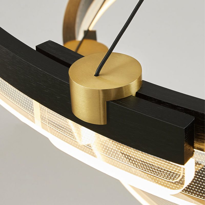 One Ring & Two Rings Pendant Light Fixture - Image 5