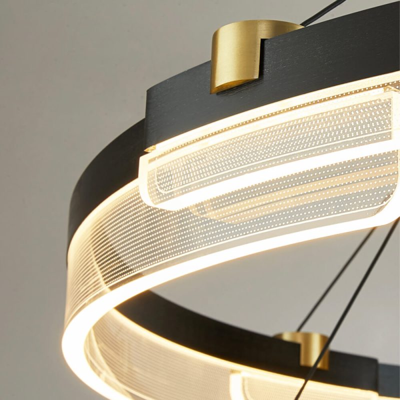 One Ring & Two Rings Pendant Light Fixture - Image 6