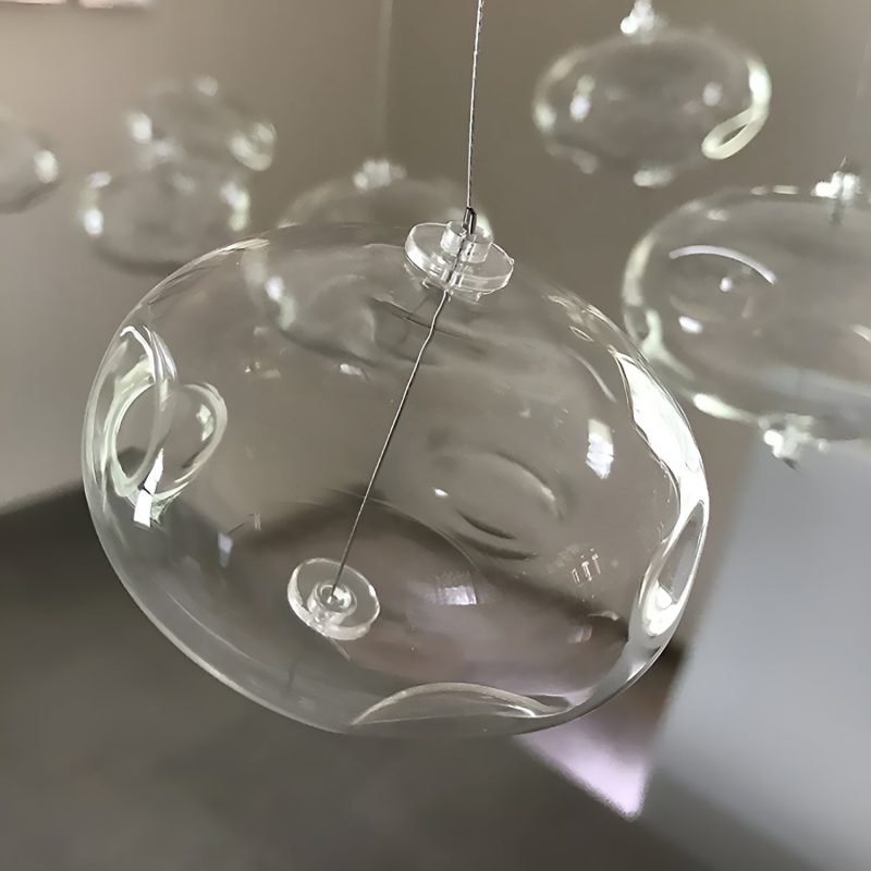 Rectangular Base Bubble Glass Chandelier - Ceiling Lights - Image 7